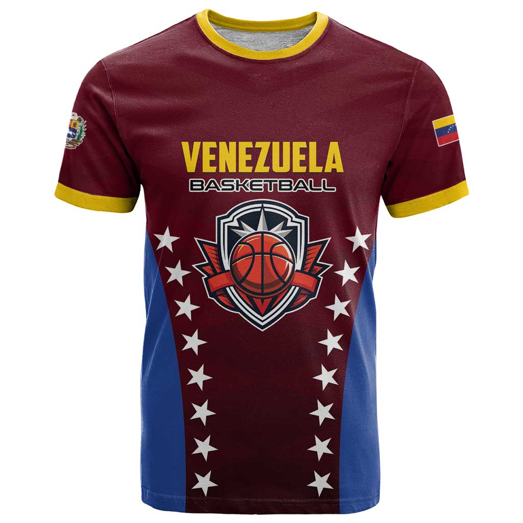 Venezuela Basketball Custom T-Shirt La Vinotinto de las alturas Graphic Tee