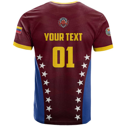 Venezuela Basketball Custom T-Shirt La Vinotinto de las alturas Graphic Tee