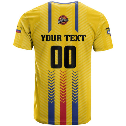Colombia Basketball Custom T-Shirt Vamos Colombiana Graphic Tee