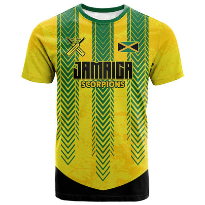 Custom Jamaica Cricket T-Shirt Scorpions Champions Graphic Tee