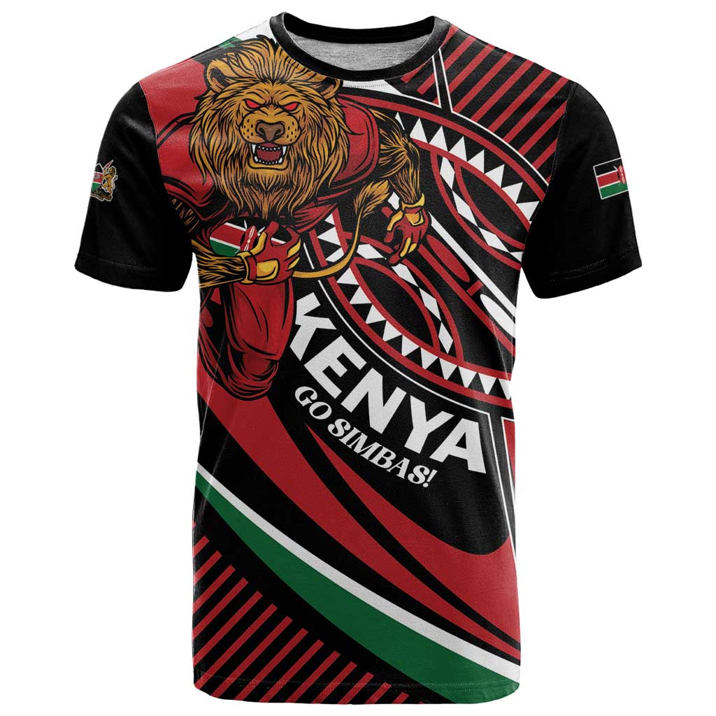 Custom Kenya Rugby Simbas T-Shirt Elevate Your Game Graphic Tee