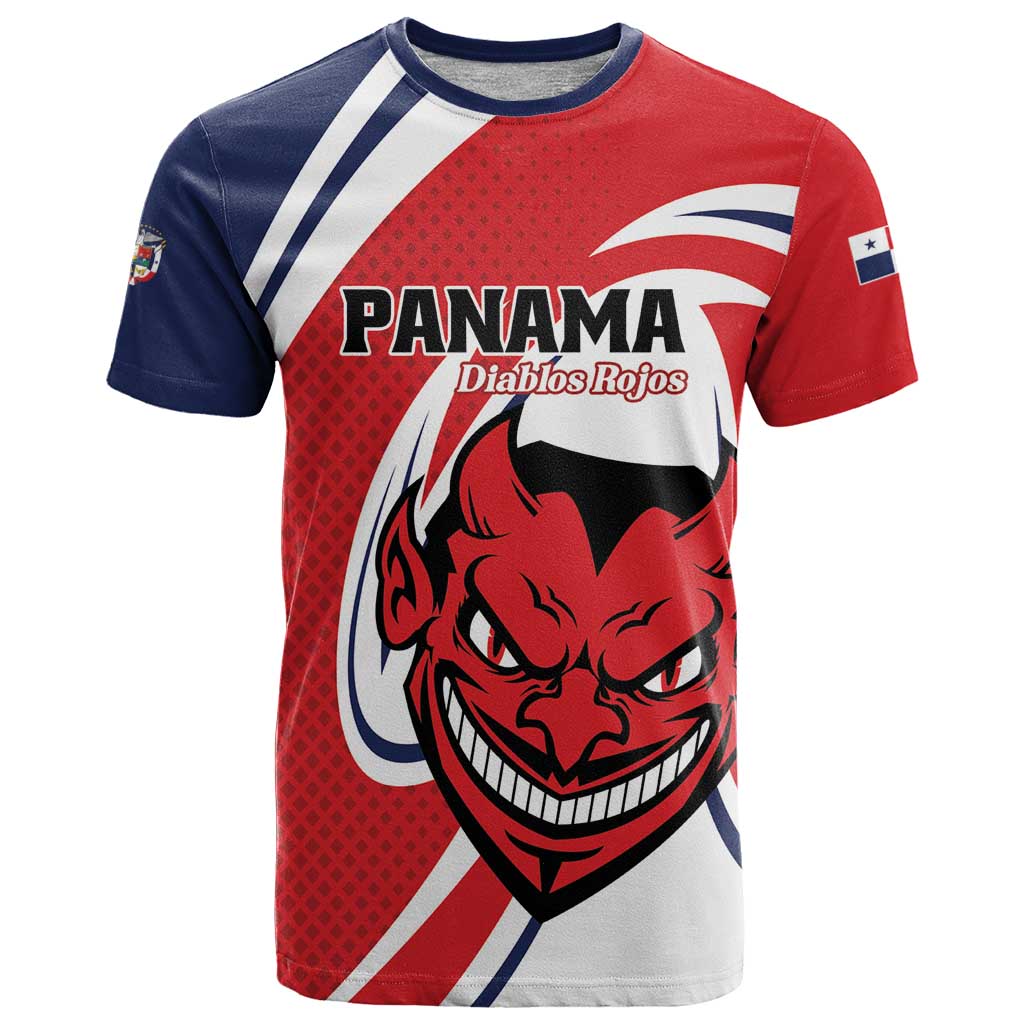 Custom Panama Rugby T-Shirt Diablos Rojos Go Champions Graphic Tee