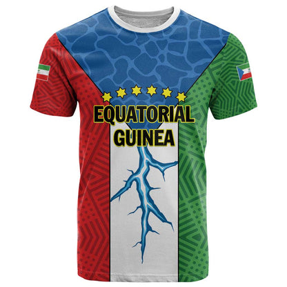 Personalized Equatorial Guinea T-Shirt Unidad Paz Justicia Graphic Tee