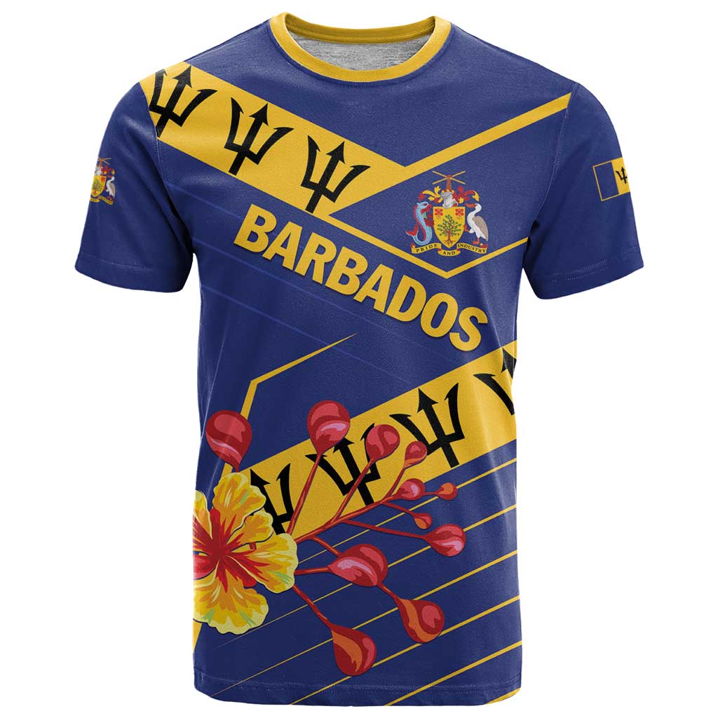 Personalized Barbados T-Shirt Pride and Industry Graphic Tee