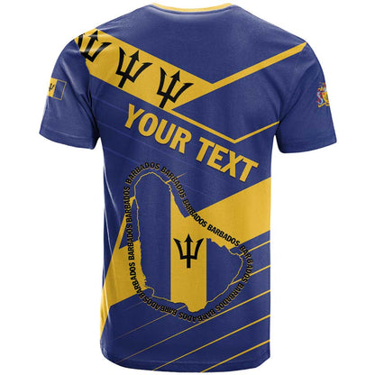 Personalized Barbados T-Shirt Pride and Industry Graphic Tee