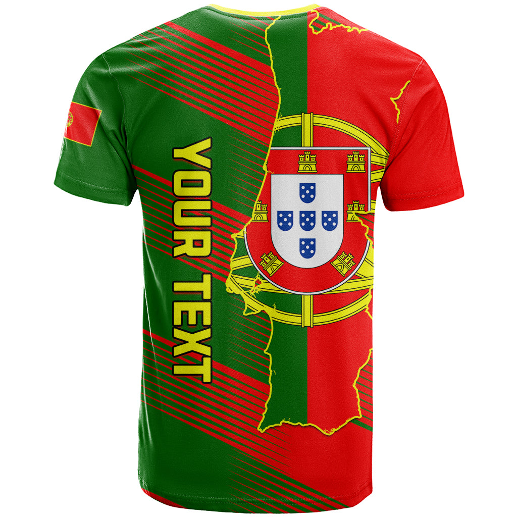 Personalised Portugal Independence Day T-Shirt Portuguesa Map Flag Style Graphic Tee