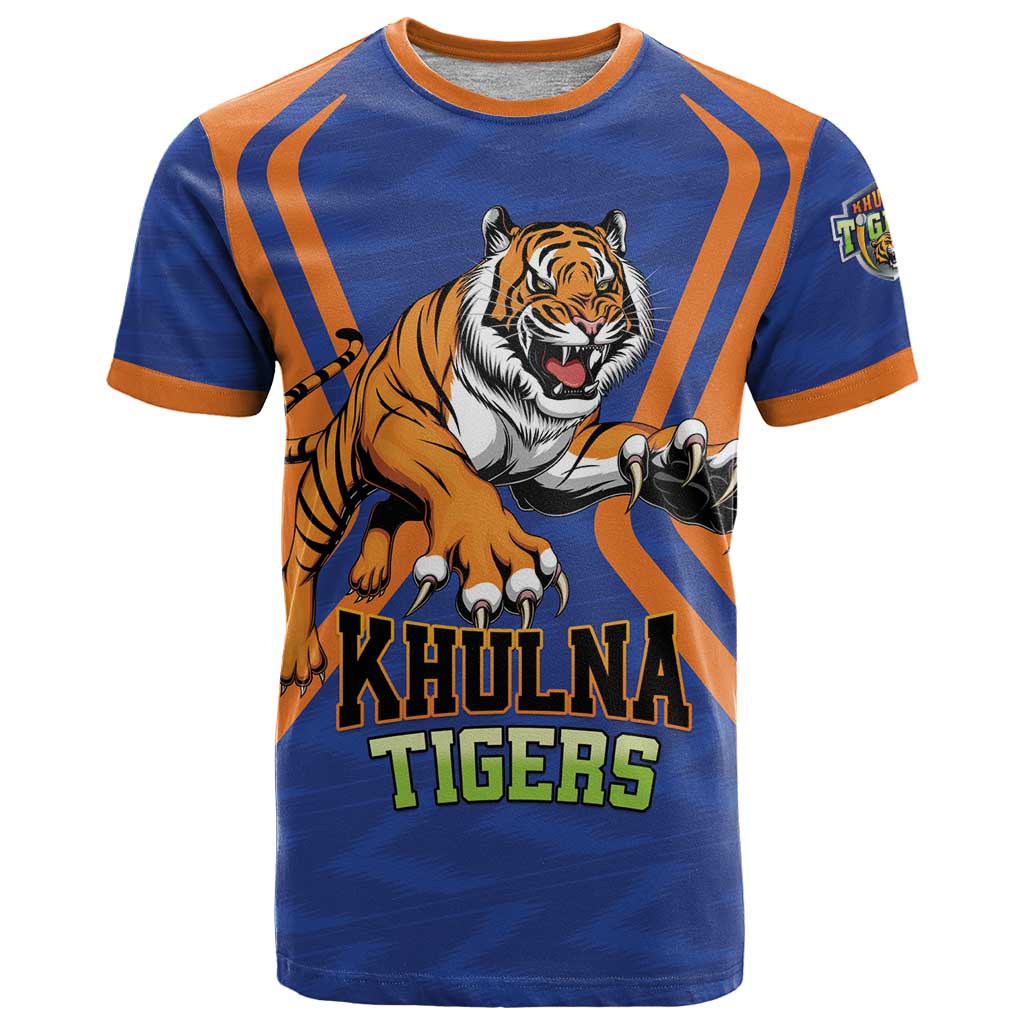 Custom Khulna Cricket Tigers T-Shirt Ready to Roar Graphic Tee
