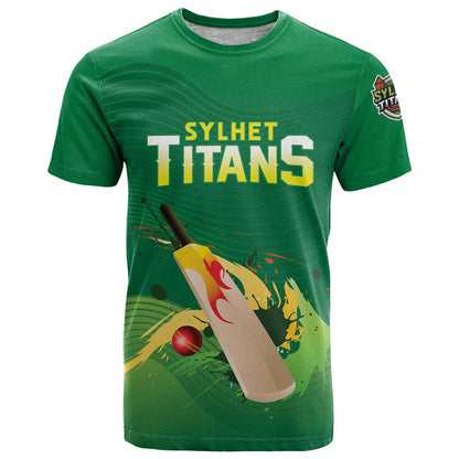Custom Sylhet Cricket Titans T-Shirt Rise Of Titans Graphic Tee
