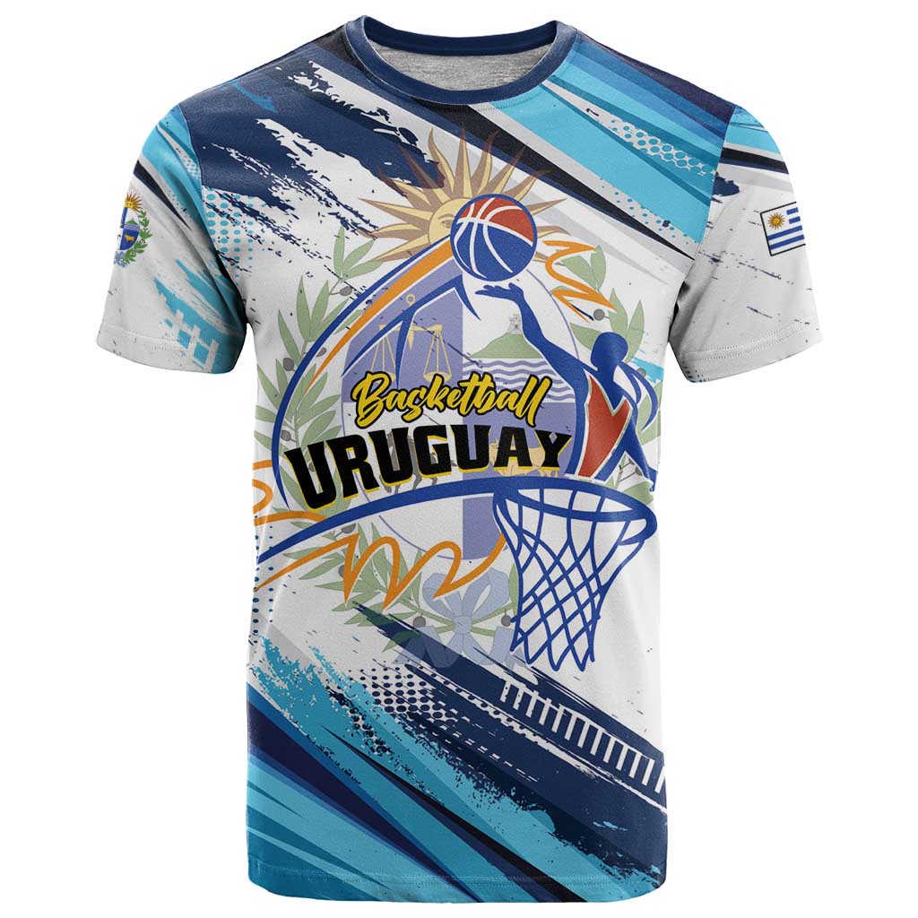 Uruguay Basketball Custom T-Shirt Charruas Go Champion Graphic Tee