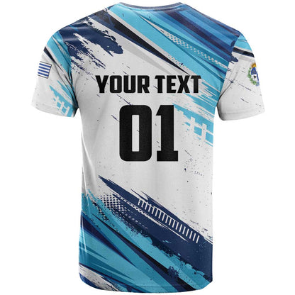 Uruguay Basketball Custom T-Shirt Charruas Go Champion Graphic Tee