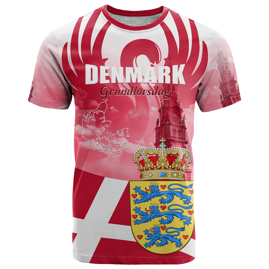 Denmark Constitution Day 2024 T-Shirt Grundlovsdag 5th June Graphic Tee