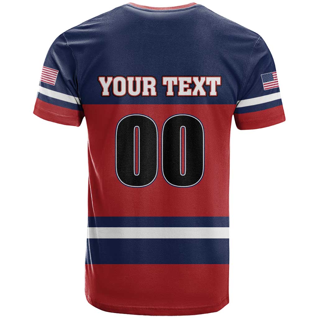 Custom USA 2025 Ringette T-Shirt Go Champion Team Ringette USA Graphic Tee
