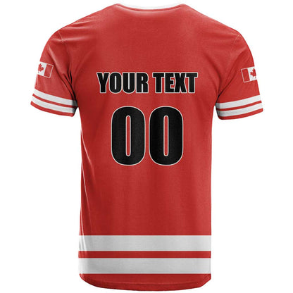 Custom Canada Ringuette T-Shirt Team Canada Dominates The Game Graphic Tee