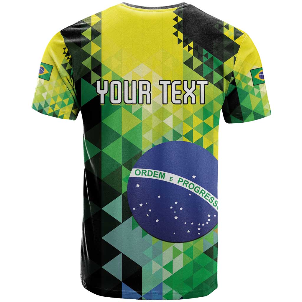 Personalized Brasil T-Shirt Dynamic Sporty Style Graphic Tee