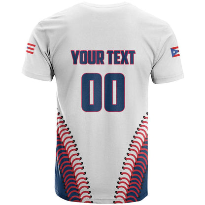 Custom Baseball Puerto Rico 2025 T-Shirt Team Rubio Retro Style Graphic Tee