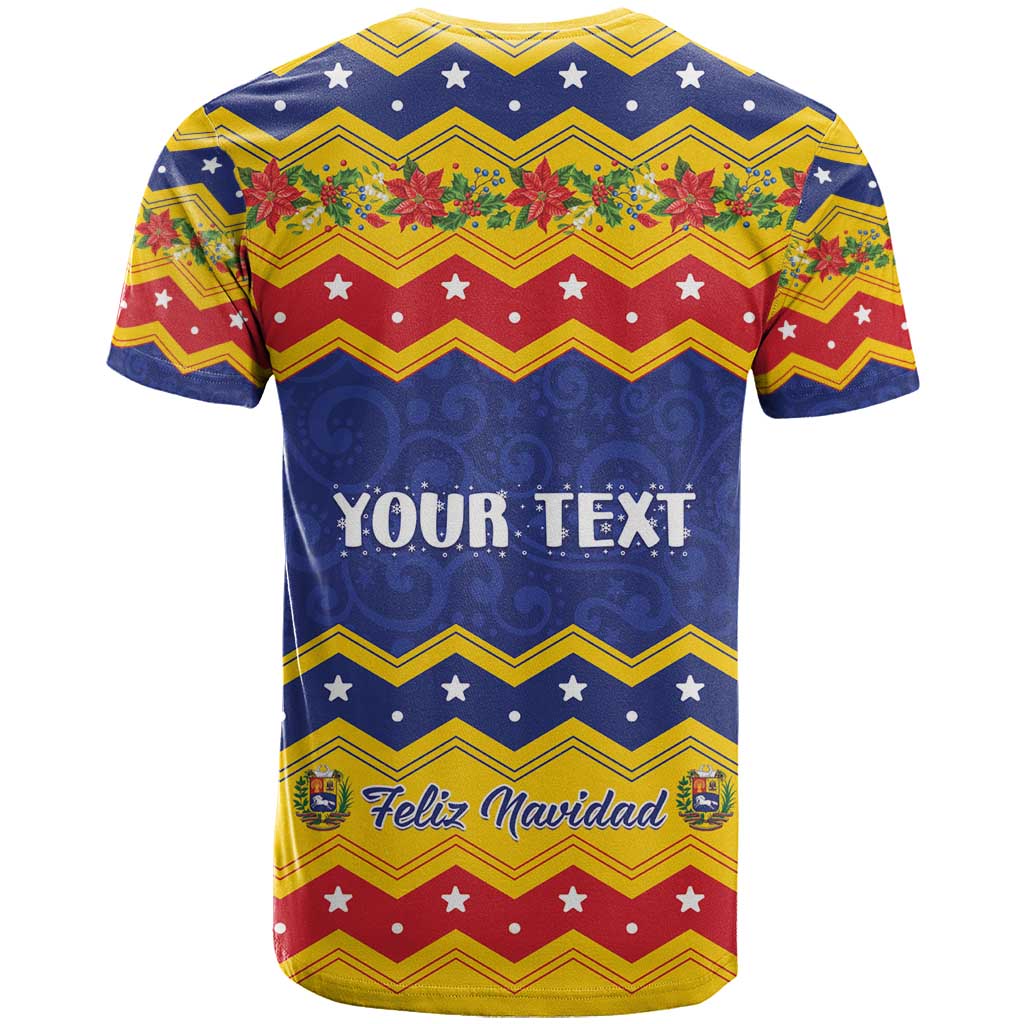 Personalized Venezuela Christmas T-Shirt Feliz Navidad Graphic Tee