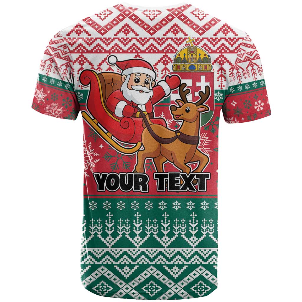 Personalized Hungary Christmas T-Shirt Magyarorszag Boldog Karacsonyt Graphic Tee
