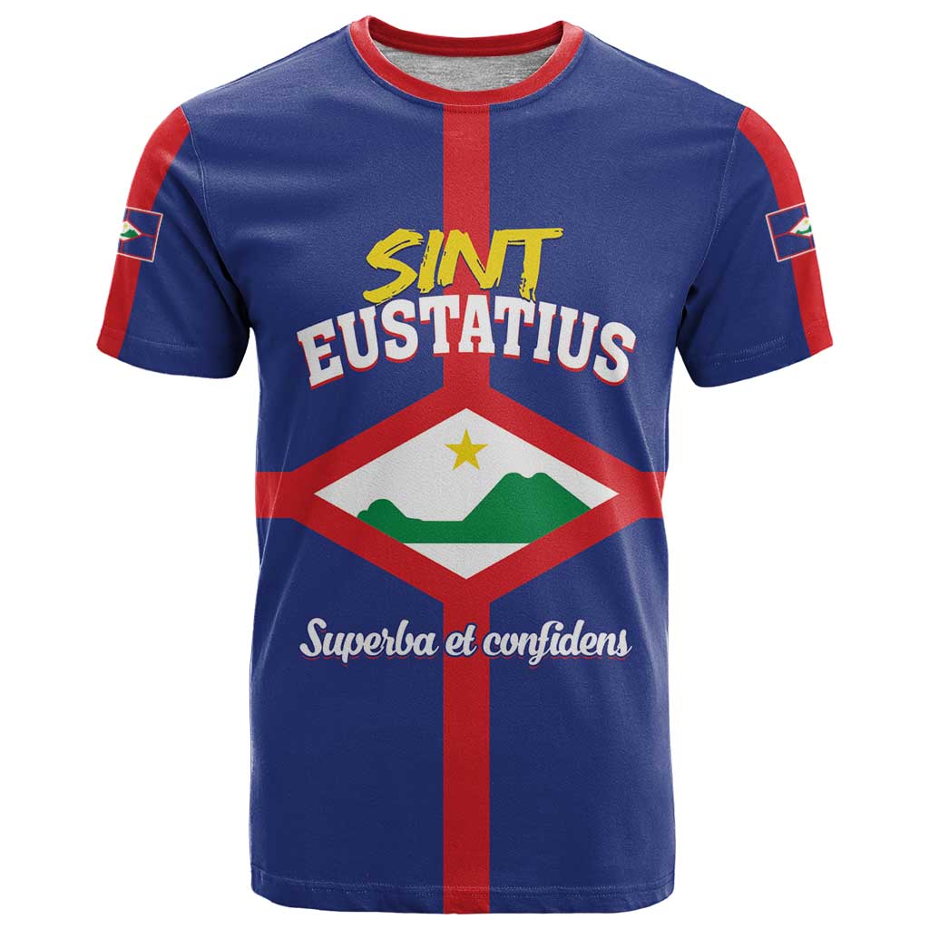 Personalized Sint Eustatius T-Shirt Statia Superba et Confidens Graphic Tee