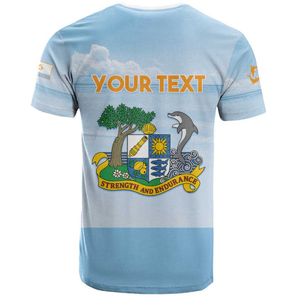 Personalized Republic of Anguilla T-Shirt Strength and Endurance Graphic Tee