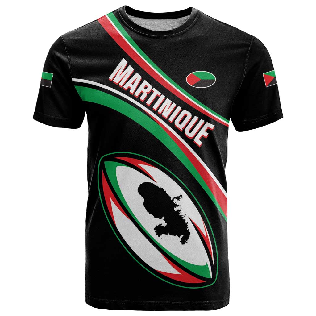 Custom Martinique Rugby T-Shirt Matinik Go Champions Graphic Tee