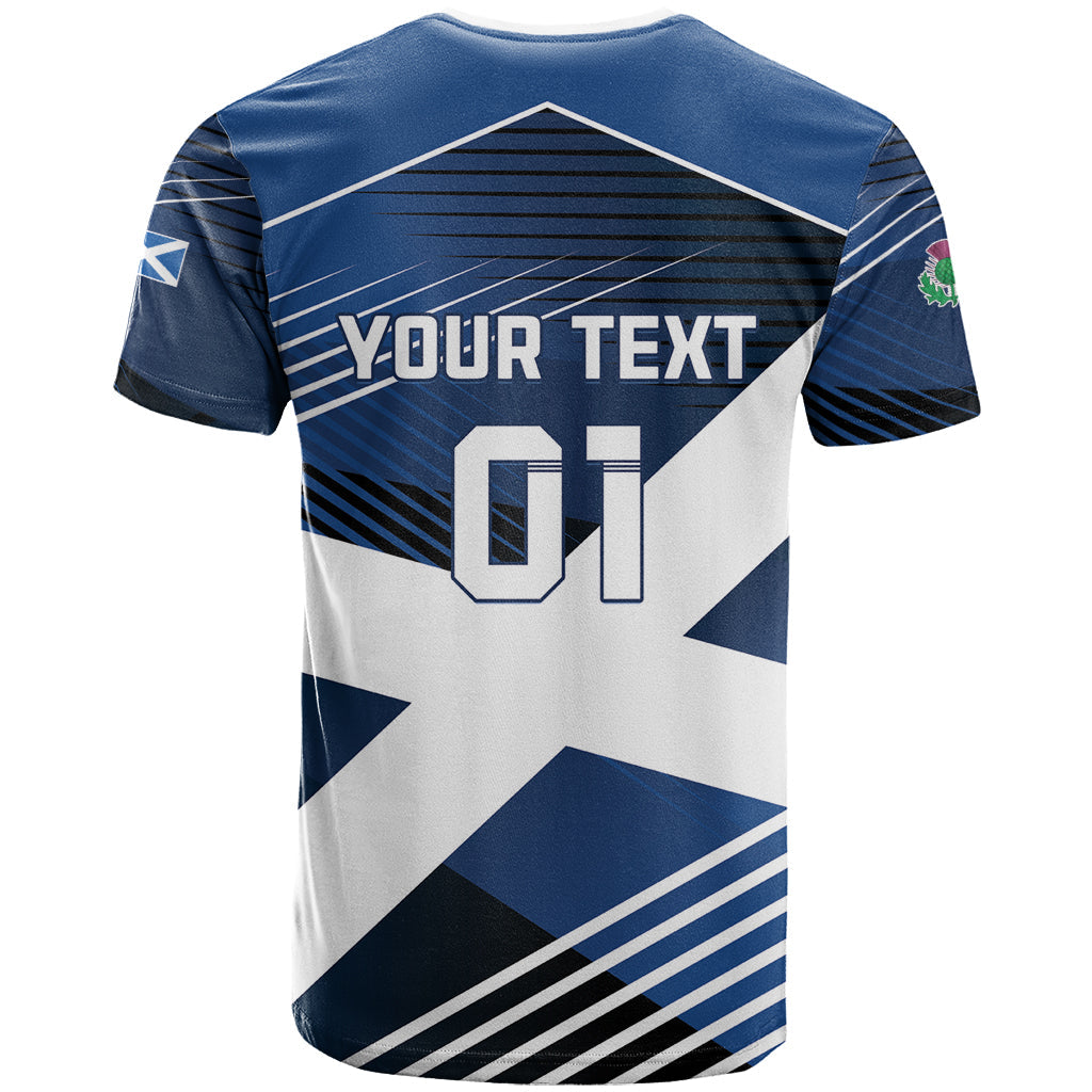 Custom Scotland 2024 Football T-Shirt 2024 Go Champions Graphic Tee
