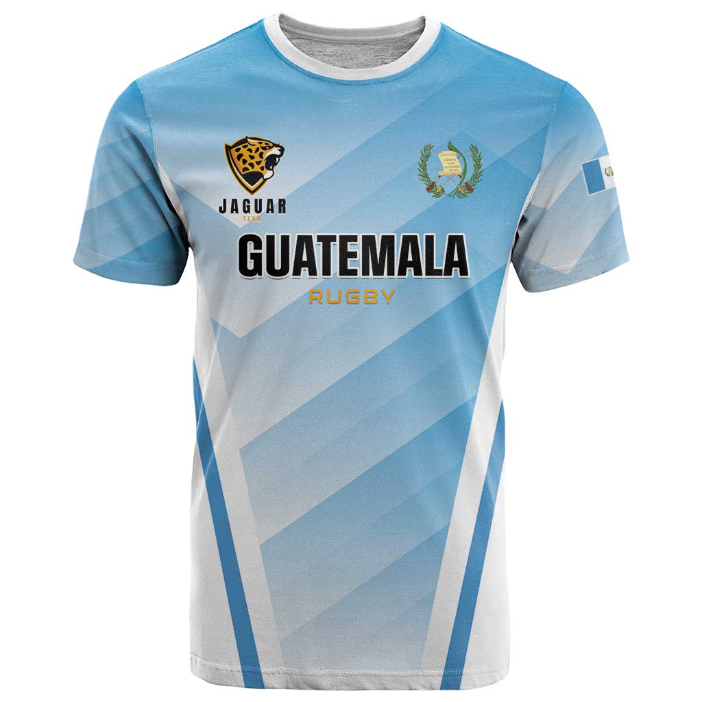 Custom Rugby Guatemala T-Shirt Jaguares Go Champions Graphic Tee
