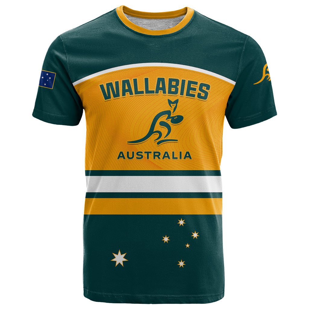 Australia Rugby T-Shirt Wallabies Go World Cup Graphic Tee