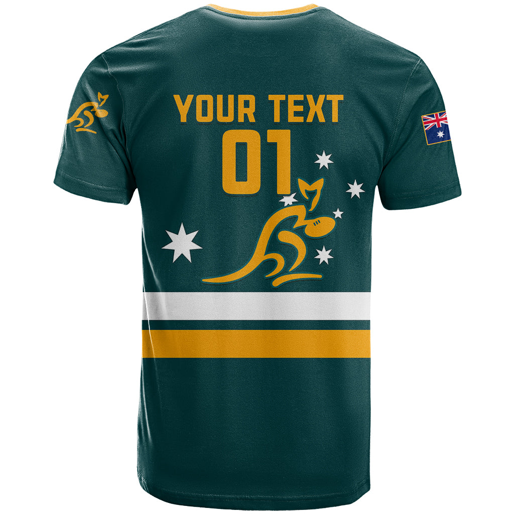 Custom Australia Rugby T-Shirt Wallabies Go World Cup Graphic Tee