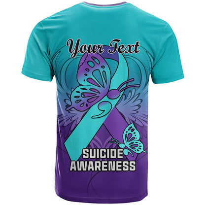 Personalised Stay Your Story is Not Over Suicide Prevention T-Shirt Graphic Tee