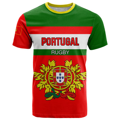 Portugal Rugby T-Shirt Os Lobos Go World Cup Graphic Tee
