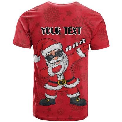 Personalized Santa Costume T-Shirt Funny Christmas Graphic Tee