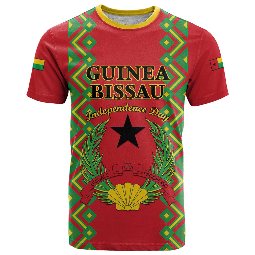 Guinea-Bissau T-Shirt Unidade Luta Progresso Graphic Tee