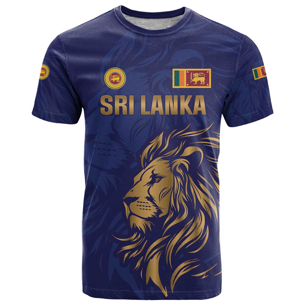 Custom Sri Lanka Cricket T-Shirt The Lions Go Champions Graphic Tee