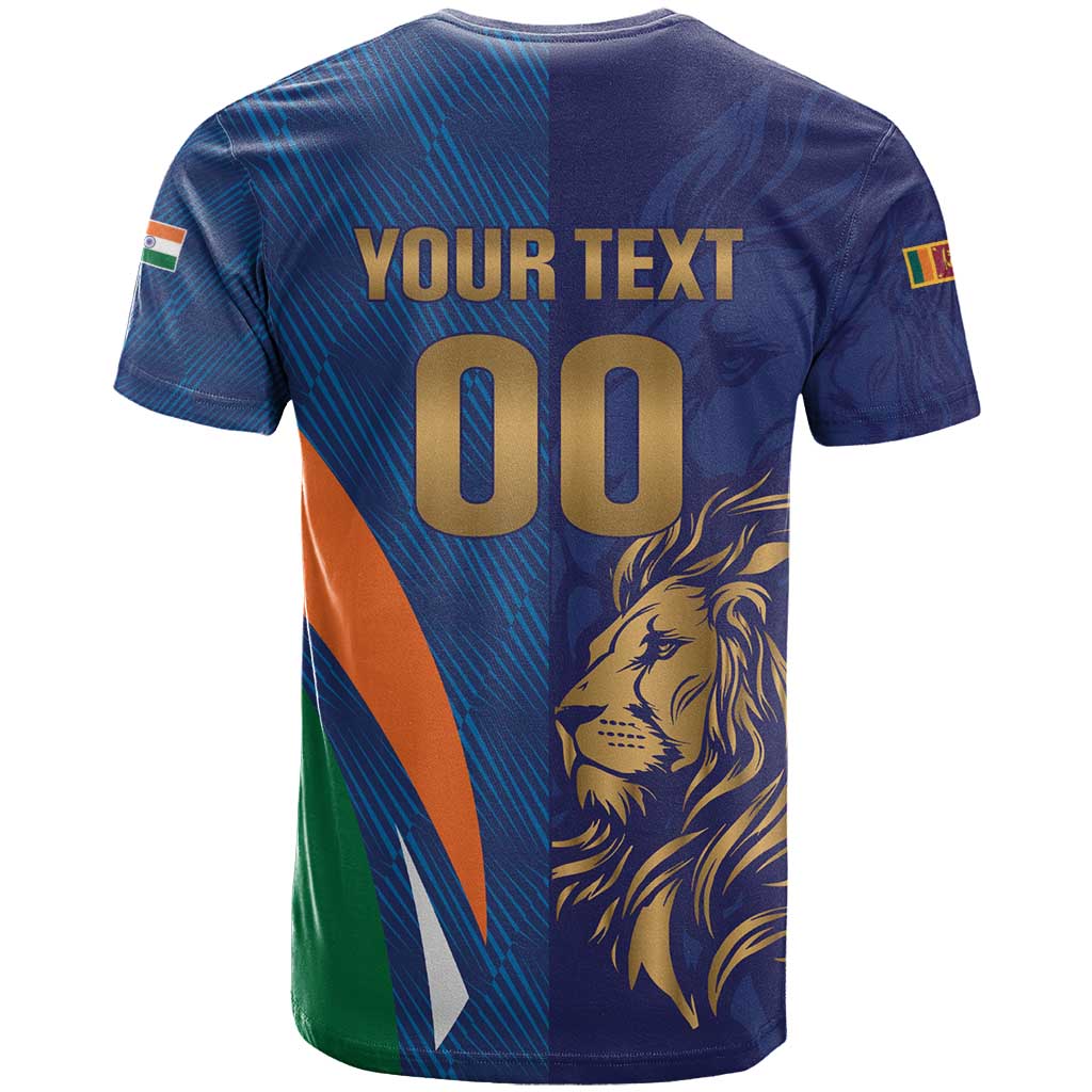 Custom Cricket India Vs Sri Lanka T-Shirt Simple Style Graphic Tee