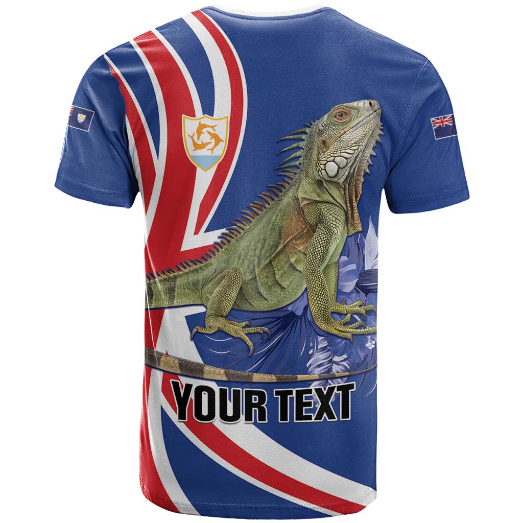 Personalized Anguilla Lizard Tropical T-Shirt Graphic Tee