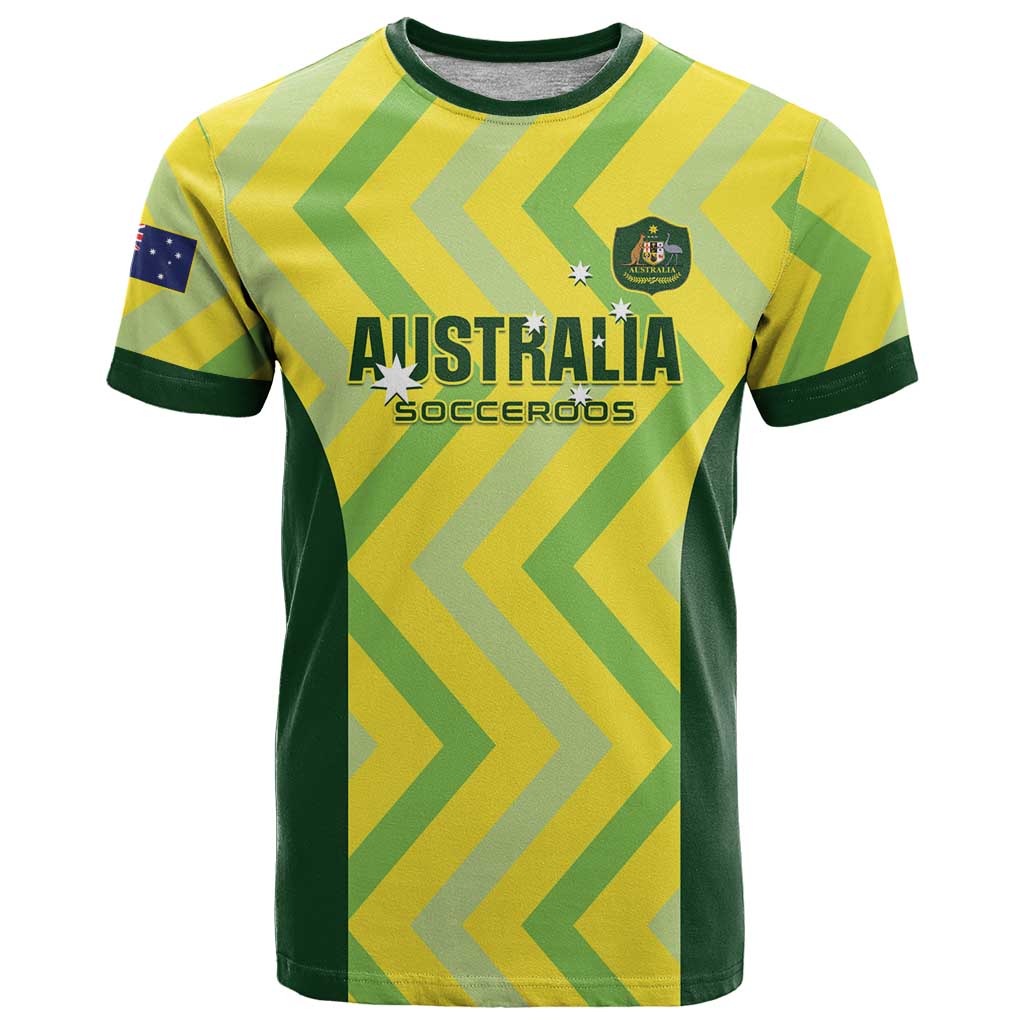 Australia Socceroos 2025 T-Shirt Forever Golden Graphic Tee