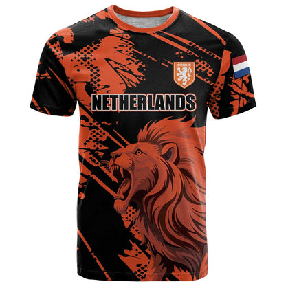 Custom Nederlands 2026 World Football T-Shirt Hup Holland Hup Lions Graphic Tee