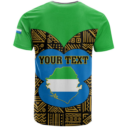 Sierra Leone Independence Day 2024 T-Shirt Happy 63rd Anniversary African Pattern Graphic Tee