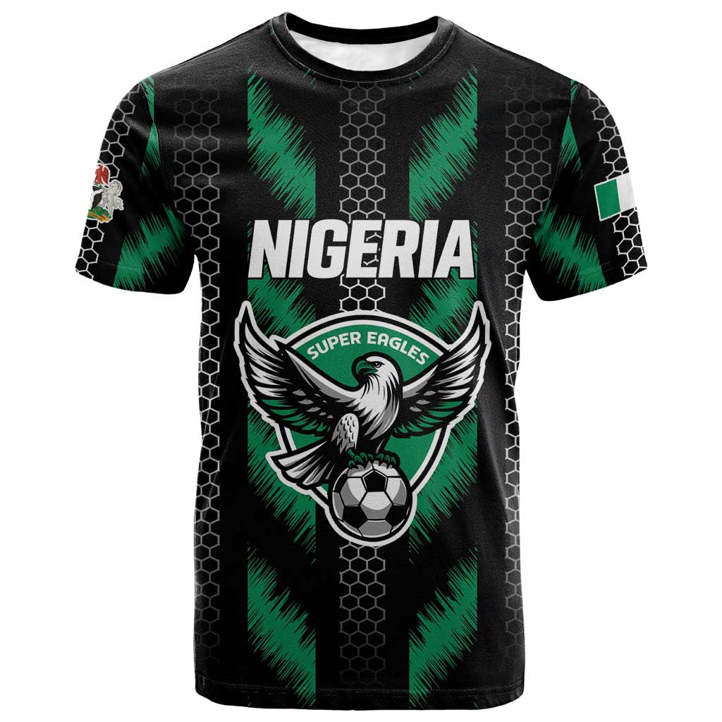 Custom Football Nigeria T-Shirt Soar Super Eagles Graphic Tee