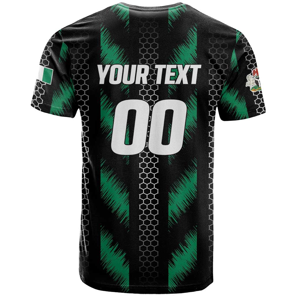 Custom Football Nigeria T-Shirt Soar Super Eagles Graphic Tee