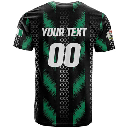 Custom Football Nigeria T-Shirt Soar Super Eagles Graphic Tee