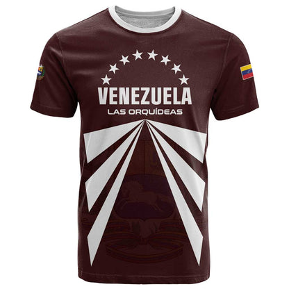 Custom Venezuela Rugby T-Shirt Las Orquideas Go Champions Graphic Tee