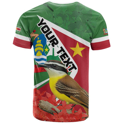 Personalized Suriname T-Shirt Gerechtigheid Vroomheid Vertrouwen Graphic Tee