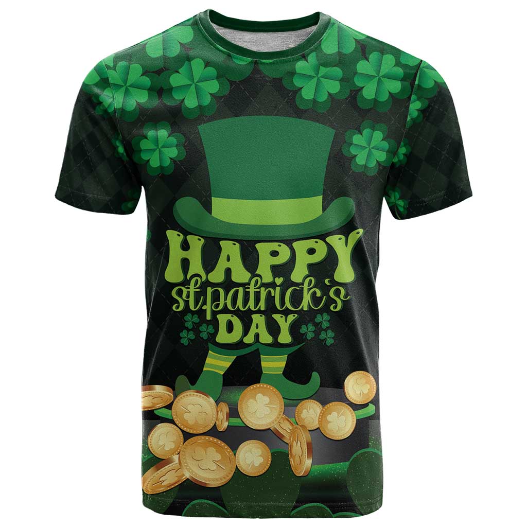 Ireland St Patrick's Day T-Shirt Irish Shamrocks Leprechaun Graphic Tee