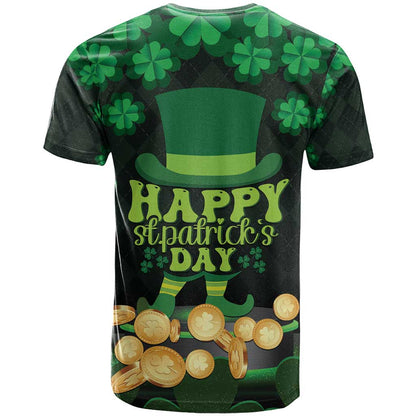 Ireland St Patrick's Day T-Shirt Irish Shamrocks Leprechaun Graphic Tee