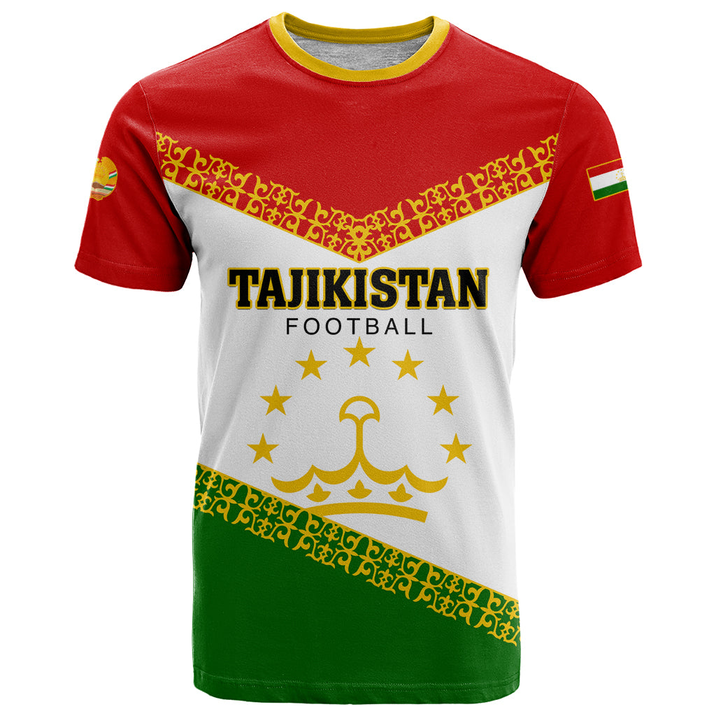 Tajikistan Football T-Shirt Come On Tadzhikistan Graphic Tee