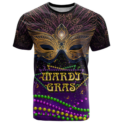 Mardi Gras 2024 T-Shirt Carnival Mask Special Version Graphic Tee