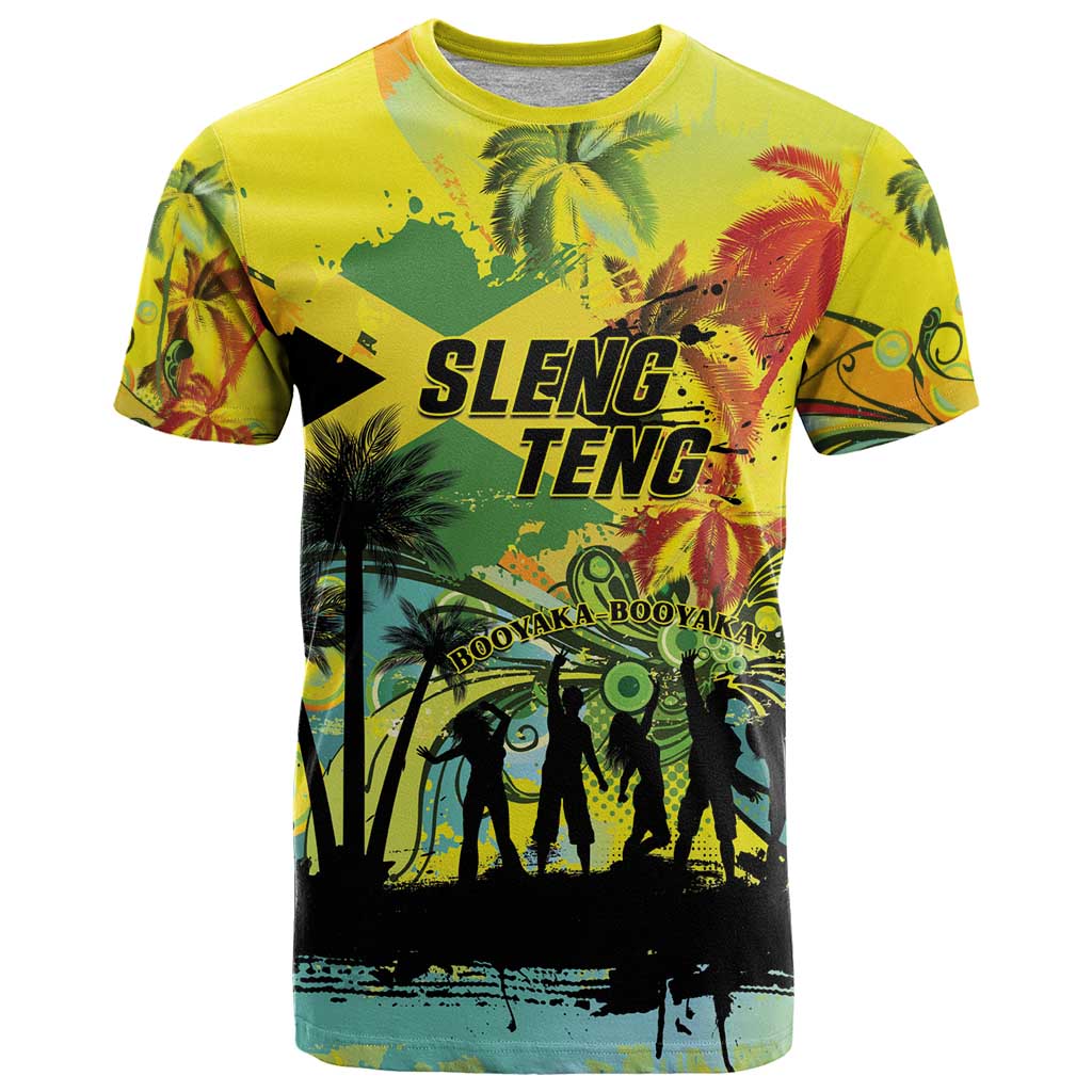 Personalized Jamaica Sleng Teng Riddim T-Shirt Booyaka Booyaka Graphic Tee