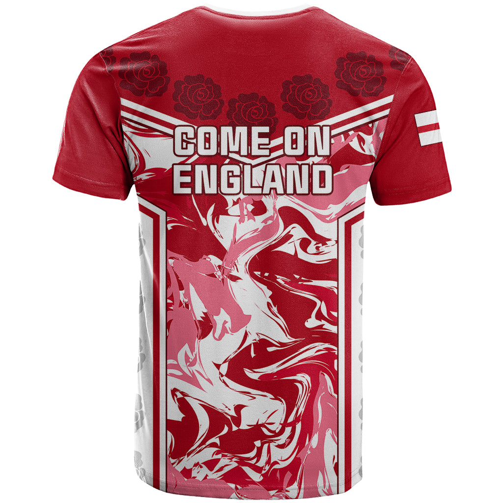 England Rugby T-Shirt The Red Rose Come On World Cup Graphic Tee