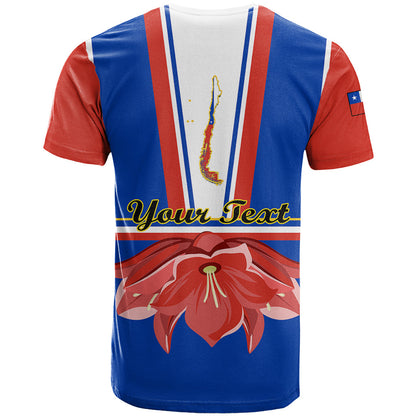 Personalised Chile Independence Day T-Shirt Chilean Bellflower Graphic Tee